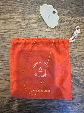 Anthropologie Letter "L" necklace 
New with tags